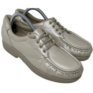 SAS Take Time Pearl White Womens Shoes Size 9.5